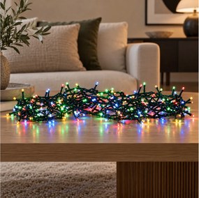 ΣΥΡΜΆΤΙΝΑ &amp; PVC ΛΑΜΠΆΚΙΑ LED MICRO CLUSTER 560LED MULTI 11M AX8560210