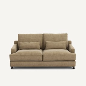 Καναπές-κρεβάτι από βελουτέ ύφασμα stonewashed, ALWINE