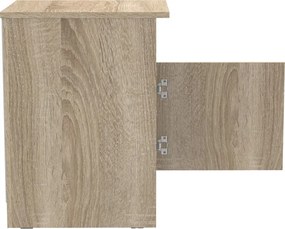 Κομοδίνο Galdi pakoworld σε sonoma απόχρωση 40x45x60εκ