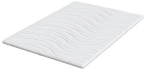 vidaXL Στρώματα Λευκό 160 x 200 cm Πολυεστέρας χωρίς κόλλα