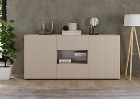 Έπιπλο Τηλεόρασης Ανθρακί Οξειδωμένο 121x43x57