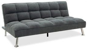 Καναπές-Κρεβάτι Rebel 3θέσιος 035-000020 Anthracite 189x92x82 Wood, Fabric