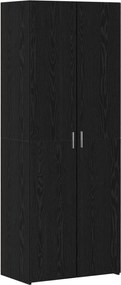 vidaXL Highboard Μαύρη Οξυά 70 x 42,5 x 185 εκ