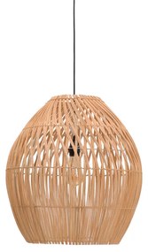 Φωτιστικό οροφής Irden Inart rattan σε φυσική απόχρωση Φ50x40εκ Υλικό: RATTAN 337-000038