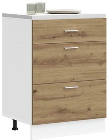 vidaXL ντουλάπι βάσης κουζίνας Lyon Δρυς τεχνίτης κατασκευασμένο ξύλο