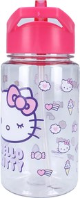 Παγούρι 450ml Με Καλαμάκι Vado Bags Hello Kitty Drink Up