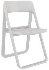 Καρέκλα Πτυσσόμενη DREAM Λευκό PP 48x52x82cm
