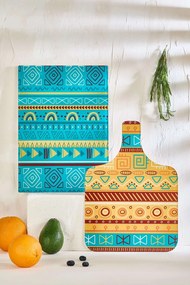 Cutting Board Set (2 Pieces) African2 Multicolor