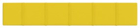 vidaXL Πάνελ Τοίχου 12 τεμ. Ανοιχτό Κίτρινα 90x15εκ. 1,62μ² Υφασμάτινα