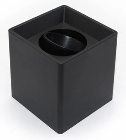 Adeleq Σποτ PC Οροφής Τετράγωνο 1xGU10 Φ96x96x100mm Μαύρο 3-0961