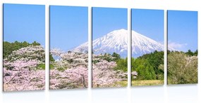 Εικόνα 5 μερών Ηφαίστειο Φούτζι - 100x50