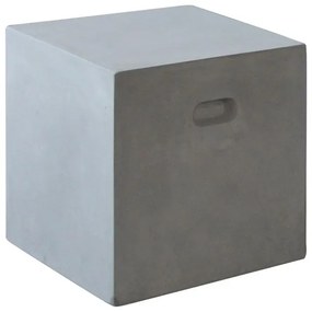 CONCRETE Cubic Σκαμπό Κήπου - Βεράντας, Cement Grey   1τμχ