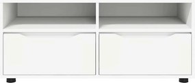 vidaXL Ντουλάπι TV 100 x 48 x 43 εκ. Λευκό Επεξεργασμένο Ξύλο