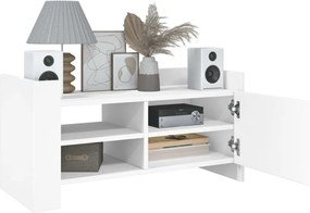 vidaXL Έπιπλο Τηλεόρασης Λευκό 80x35x40 εκ. Επεξεργασμένο Ξύλο