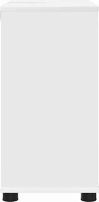 vidaXL Ντουλάπα νιπτήρα μπάνιου Λευκό 60 x 30 x 60 cm