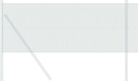 vidaXL Φράχτης Εξαγώνου Πράσινο 0,6 x 25 μ PVC