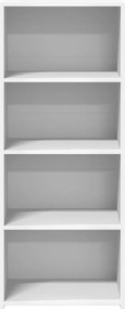 vidaXL Ντουλάπι Λευκό 50x41x124 εκ. από Επεξεργασμένο Ξύλο