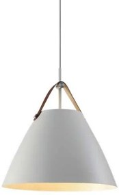 Κρεμαστό Φωτιστικό Οροφής Αλουμίνιο H26 Φ36 Eurolamp-144-27007-Λευκό 144-27007