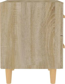 vidaXL Κομοδίνα 2 τεμ. Sonoma Δρυς 40 x 35 x 47,5 εκ.