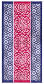 Πετσέτα Θαλάσσης Posillipo Blue-Red Bassetti Θαλάσσης 90x180cm 100% Cotton