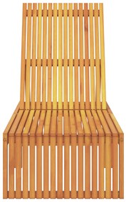 vidaXL Ξαπλώστρα 200x55x30 εκ Μασίφ ξύλο ακακίας