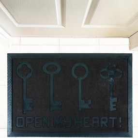 ΠΑΤΑΚΙ ΕΙΣΟΔΟΥ HEART KEY ΜΠΕΖ 40Χ60 - San Lorentzo