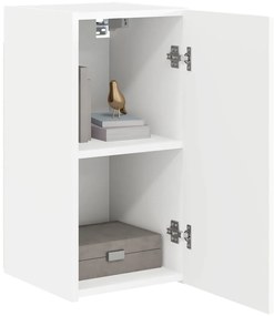 vidaXL Ντουλάπι Τηλεόρασης Τοίχου 2 pcs Λευκό 30 x 31 x 60 εκ