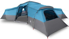 vidaXL Οικογενειακή Σκηνή Μπλε 833 x 585 x 216 εκ. Πολυεστέρας