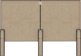 vidaXL Κεφαλάρι Σκούρο Γκρι 140 x 200 εκ. Υφασμάτινο