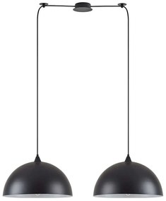 Φωτιστικό Οροφής Adept 77-8720 100x40x300cm 2xE27 60W Black Homelighting