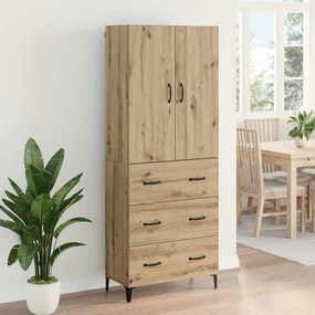 vidaXL Highboard Artisan Oak 69,5 x 34 x 180 εκ. Επεξεργασμένο Ξύλο