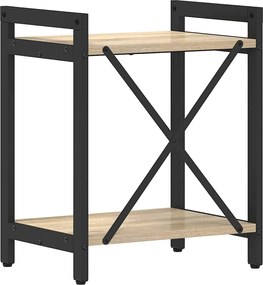vidaXL Ράφι Βιβλίων Δρύς Sonoma 40 x 30 x 50 cm Επεξεργασμένο ξύλο