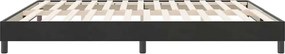 vidaXL Box Spring Κρεβάτι χωρίς στρώμα Μαύρο 180x220 cm Velvet