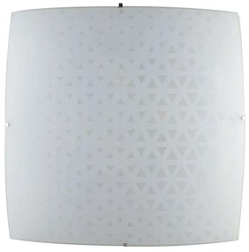 Φωτιστικό Οροφής - Πλαφονιέρα Maori I-MAORI-PL40 3xE27 40x40cm White Luce Ambiente Design