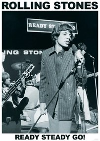 Αφίσα Rolling Stones - Ready Steady Go, (59.4 x 84.1 cm)