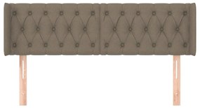vidaXL Κεφαλάρι με Πτερύγια Taupe 163x16x78/88 εκ. Υφασμάτινο