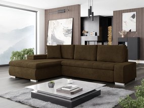 Γωνιακός καναπές Orkan mini-Καφέ