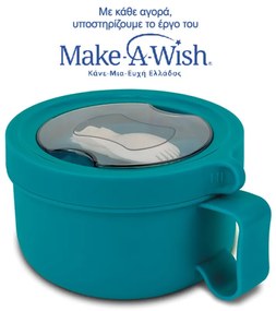 NAVA Δοχείο φαγητού ανοξείδωτο στρογγυλό &quot;We Care&quot;, πετρόλ 850ml 10-262-030