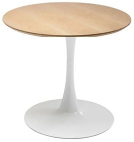 Τραπέζι Schickeria Λευκό/Καφέ 110x74 εκ.