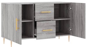 vidaXL Μπουφές Γκρι Sonoma 100 x 36 x 60 εκ. από Επεξεργασμένο Ξύλο