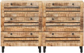 vidaXL Ντουλάπες Αποθήκευσης 2 τμχ. 120 x 33 x 75 εκ Πολύχρωμο