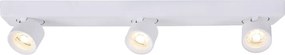 Σποτ Τρίφωτο LED Aca Pluto RA33LEDS54WH White