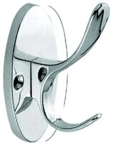 Άγκιστρο Διπλό Oval 18-0925 Νο3 4x9cm Nickel Gloria Brass