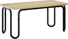 vidaXL Τραπεζάκι σαλονιού Sonoma Δρυς 100 x 50 x 45 cm
