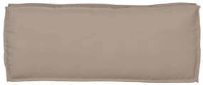 vidaXL Μαξιλάρι παλέτας για πάγκο Taupe 100 x 40 x 8 εκ Ύφασμα Oxford
