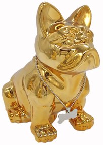 Διακοσμητικό Σκυλάκι Κεραμικό Χρυσό Art Et Lumiere 20,5x12,5x24εκ. 10503