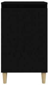 vidaXL Κομοδίνα 2 τεμ. Μαύρα 40 x 35 x 70 εκ. από Επεξεργασμένο Ξύλο