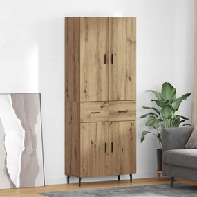 vidaXL Highboard 2 τμχ. Artisan Oak 69,5 x 34 x 180 εκ.