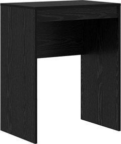 vidaXL Γραφείο με συρτάρι με ράφι με αποθήκευση 2 pcs Μαύρη Οξυά
