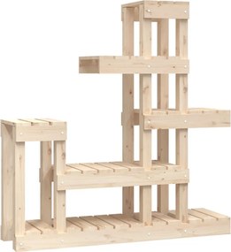 vidaXL Βάση Γλάστρας 92 x 25 x 97 εκ. από Μασίφ Ξύλο Πεύκου